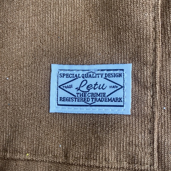 Letu - Small Brown Corduroy Small Handbag / Shoulder Bag For Women & Gir… - Picture 4 of 13